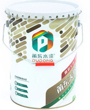 4 γαλόνια Custom Printed Open Head Steel Bucket with Curly Edge Lid (Ανοίξτε Κεφαλάκι από Χάλυβα με Κουρδισμένη Κεφαλή)
