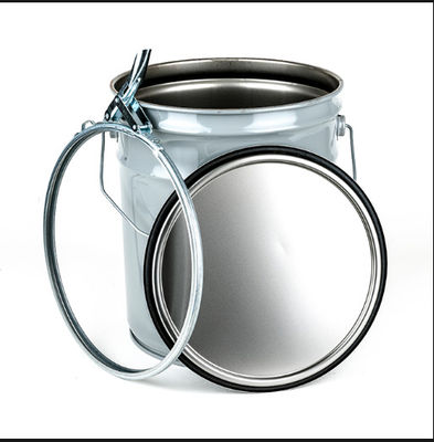 19L 5 γαλόνια Metal Grease Bucket με Εθνικά Εγκριμένο Κλειδί Κεφαλαίου Κεφαλαίου