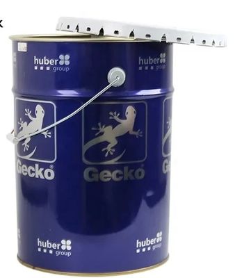 Στρογγυλό μεταλλικό κουβά χρώματος 10L για χρώματα δαπέδου με αιποξικό υδροφόρο