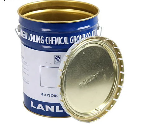 1 γαλόνι έως 7 γαλόνια χημικά δοχεία 0,32 - 0,42 mm Στρογγυλή κασσίτερα