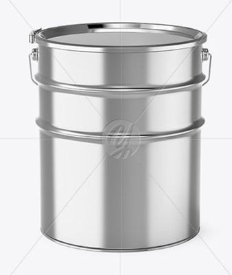 Επαναχρησιμοποιήσιμο 16l Metal Paint Bucket Μεταλλικό με Κλειδί Κεφαλαίου
