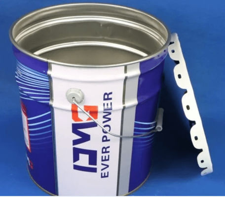 20L Grease Tinplate Buil Metal Bucket με Κεπάσματα Λουλουδιών