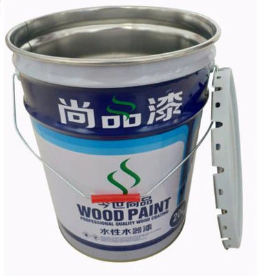 20L Metal Handle Paint Bucket με καουτσούκ και Custom Logo